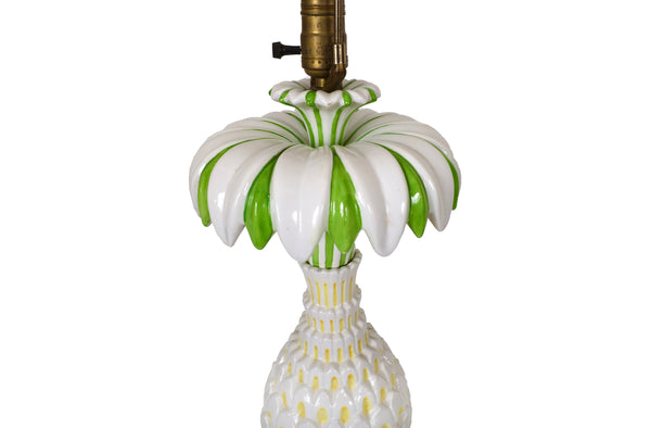 Mid Century Hollywood Regency Italian Pineapple Lamp