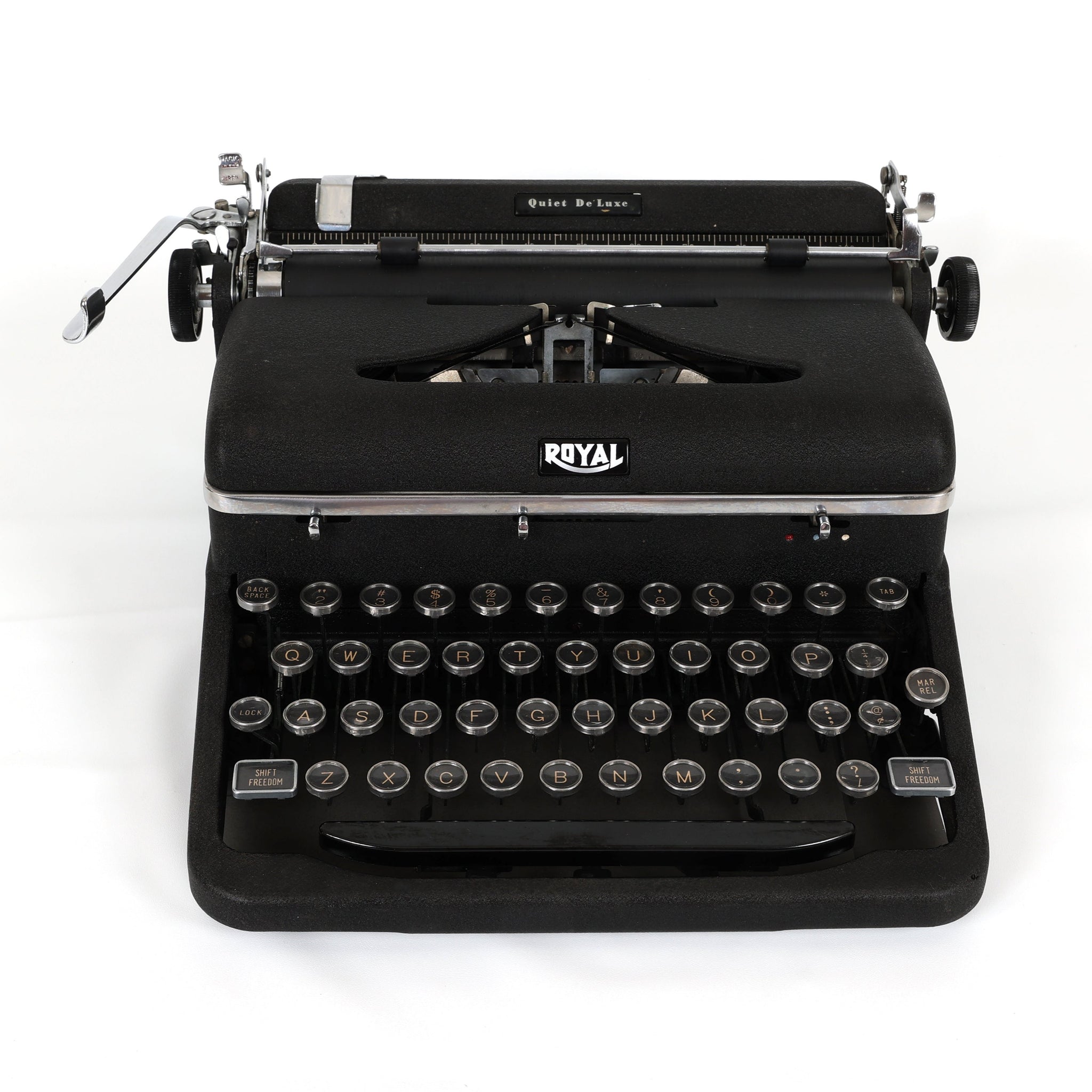 Refreshed Royal Quiet DeLuxe Typewriter in Excellent Working