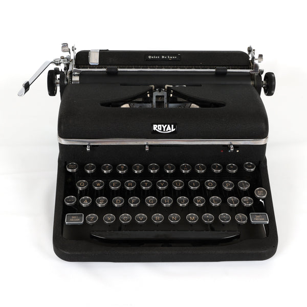 Refreshed Royal Quiet DeLuxe Typewriter in Excellent Working Order