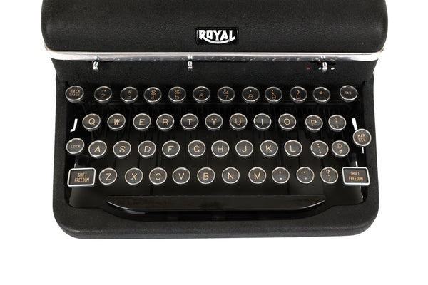 Refreshed Royal Quiet DeLuxe Typewriter in Excellent Working Order