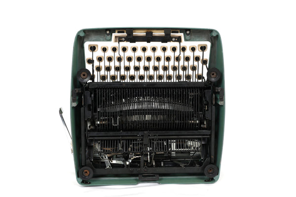 Refreshed Royal Quiet DeLuxe Typewriter - Turquoise Green