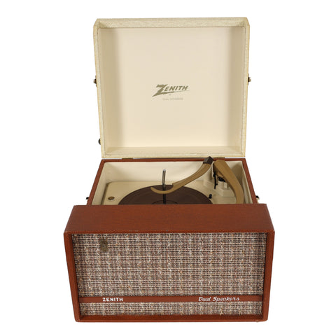 Working 1958 Zenith Portable Record Player - Sounds Great!