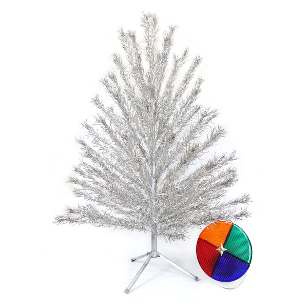 Vintage 6 Foot Aluminum Christmas Tree