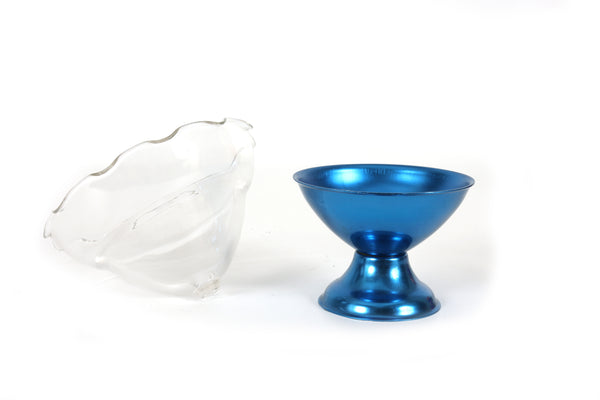 Set of 8 Heller Hostess-Ware Colorama Anodized Aluminium Dessert Cups