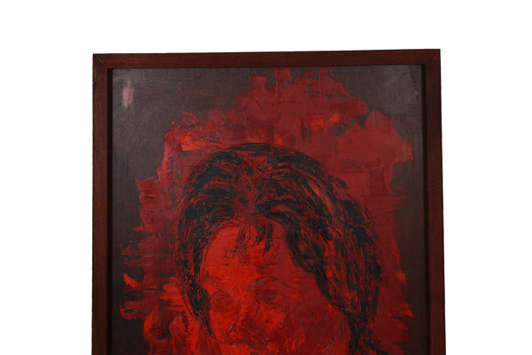 Expressionism Portrait Painting of a Woman by R.S. Einstein