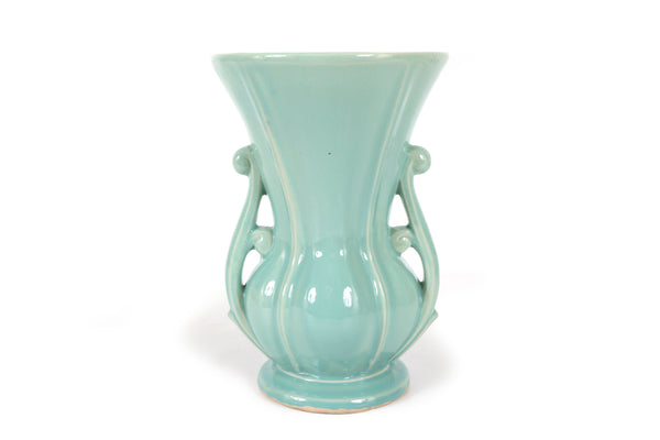 Set of 6 Vintage McCoy Planters and Vases in Green