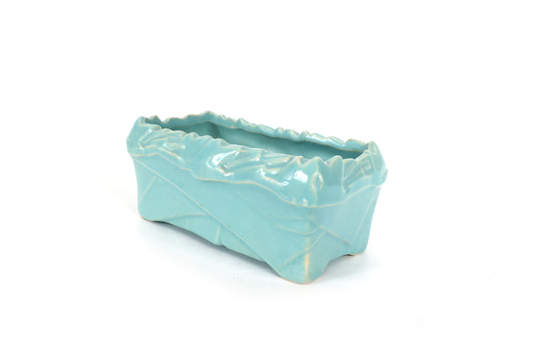 Set of 5 Vintage McCoy Planters in Blue