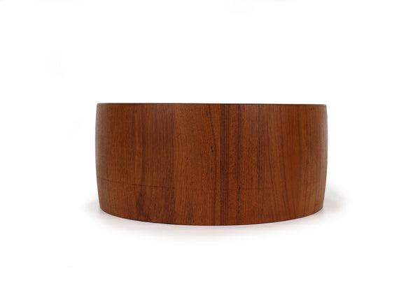 Richard Nissen Danish Modern Staved Teak Salad Bowl with Servers