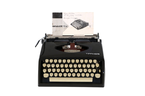 Refreshed Adler Tippa S Cursive Typewriter - Great Working Condition