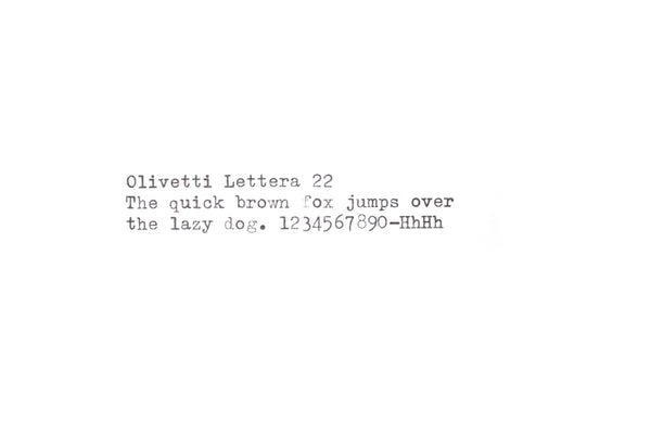 Refreshed Olivetti Lettera 22 Manual Typewriter - In Great Working Condition