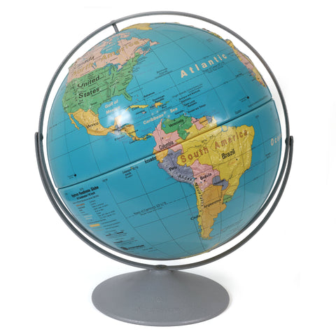 16" Nystrom Readiness World Globe - Vintage 1994