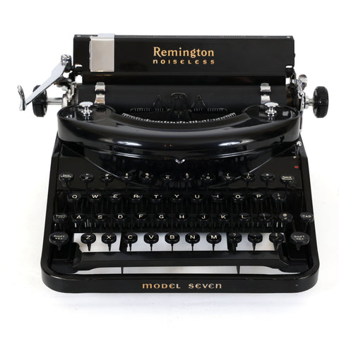 Refreshed Remington Noiseless Model 7 Typewriter - Desktop Model
