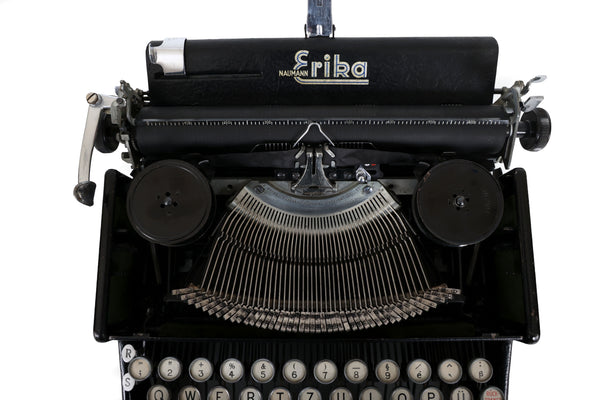 Refreshed Erika Model 5 Tab 1930's Typewriter by Seidel & Naumann, Dresden Germany