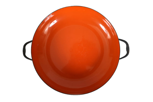 Set of 5 Nesting Enameled Saute Pans - Mid Century Modern