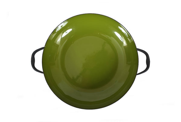 Set of 5 Nesting Enameled Saute Pans - Mid Century Modern