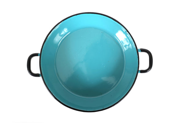 Set of 5 Nesting Enameled Saute Pans - Mid Century Modern