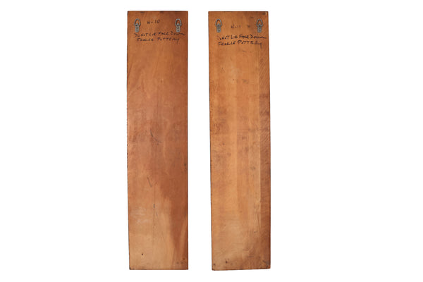 Pair of MCM Ceramic Wall Art - Attributed to Artist Harris G Strong