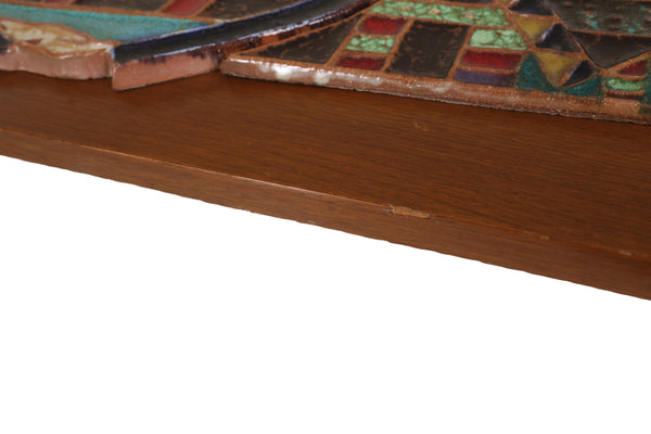 Pair of MCM Ceramic Wall Art - Attributed to Artist Harris G Strong