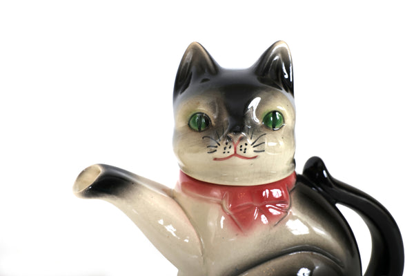 Vintage 1940's Erphila German Ceramic Cat Teapot