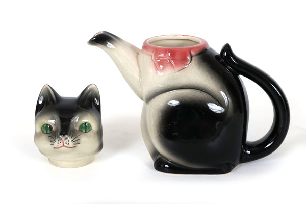 Vintage 1940's Erphila German Ceramic Cat Teapot