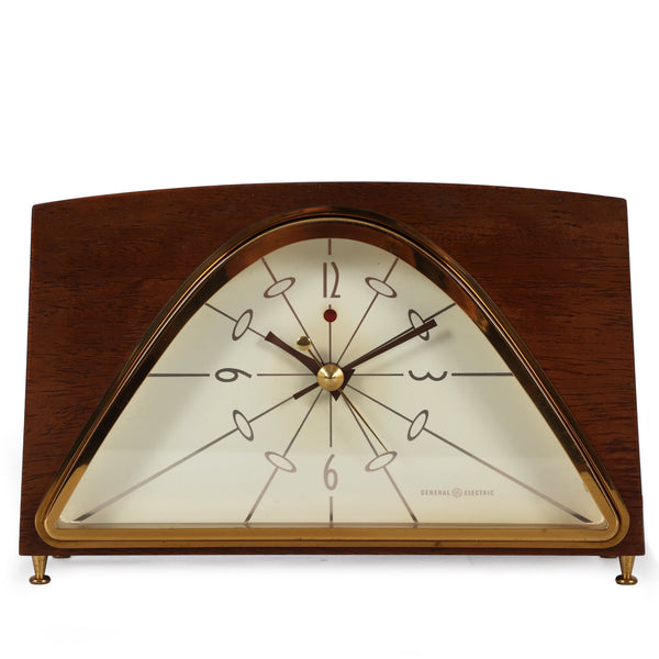 Working Vintage Mid-Century General Electric Mantel Clock – Atomic Style