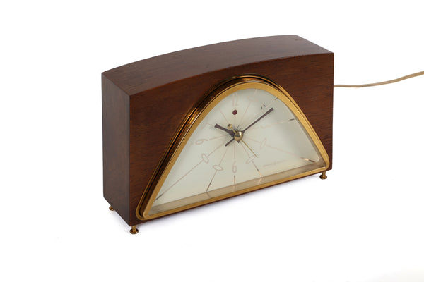 Working Vintage Mid-Century General Electric Mantel Clock – Atomic Style