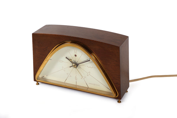 Working Vintage Mid-Century General Electric Mantel Clock – Atomic Style