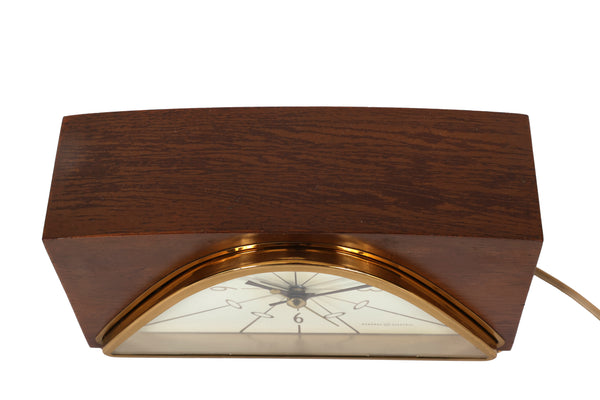 Working Vintage Mid-Century General Electric Mantel Clock – Atomic Style