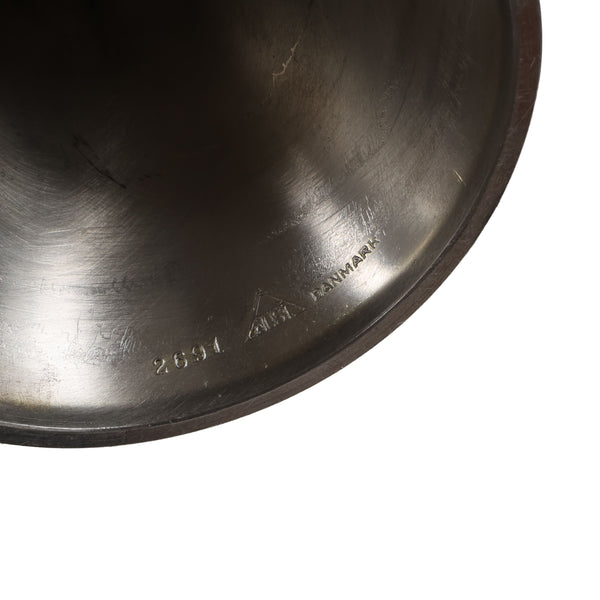 Danish Modern Pewter Candle Holders and Dish Set – Arne Erkers, for Just Andersen - Set of 3