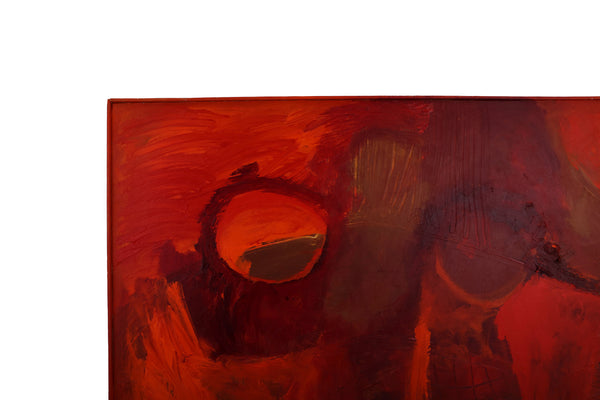 Original "Mars Rising" Painting by Artist Virginia Cohn Parkum