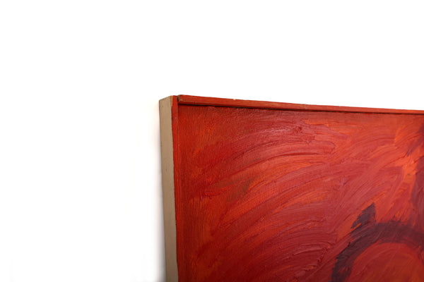 Original "Mars Rising" Painting by Artist Virginia Cohn Parkum