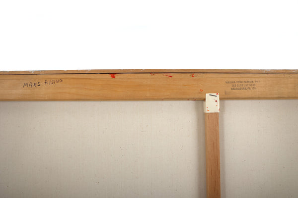 Original "Mars Rising" Painting by Artist Virginia Cohn Parkum