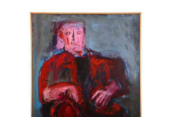 Figurative Expressionism "Night Shades" Original Painting by the Reverend Dr. Virginia Cohn Parkum