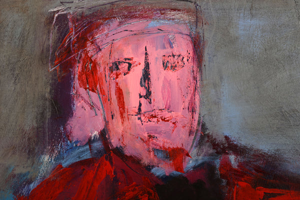 Figurative Expressionism "Night Shades" Original Painting by the Reverend Dr. Virginia Cohn Parkum