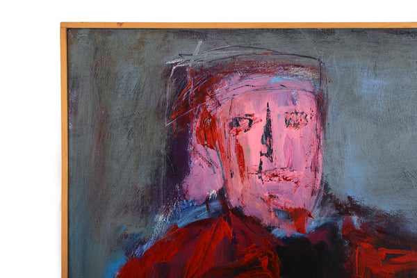 Figurative Expressionism "Night Shades" Original Painting by the Reverend Dr. Virginia Cohn Parkum