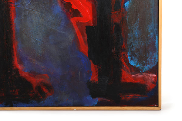 Figurative Expressionism "Night Shades" Original Painting by the Reverend Dr. Virginia Cohn Parkum