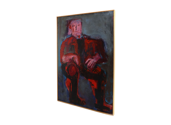 Figurative Expressionism "Night Shades" Original Painting by the Reverend Dr. Virginia Cohn Parkum