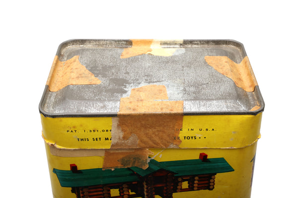 Lincoln Log Set 5C with 215 Pieces in Original Box with Lid - Vintage 1960's