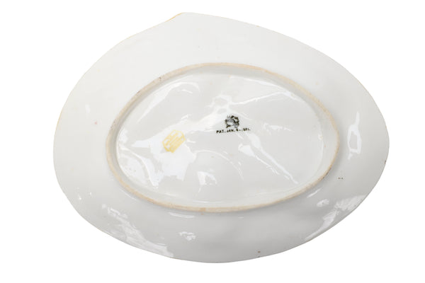 Antique Union Porcelain Works Marine Themed Oyster Plate