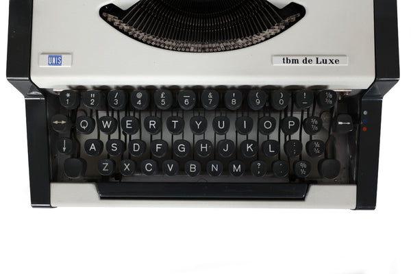 Refreshed Unis TBM DeLuxe Typewriter with Case