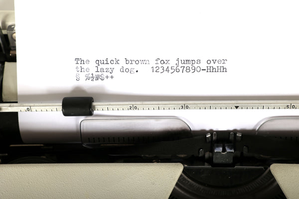Refreshed Unis TBM DeLuxe Typewriter with Case