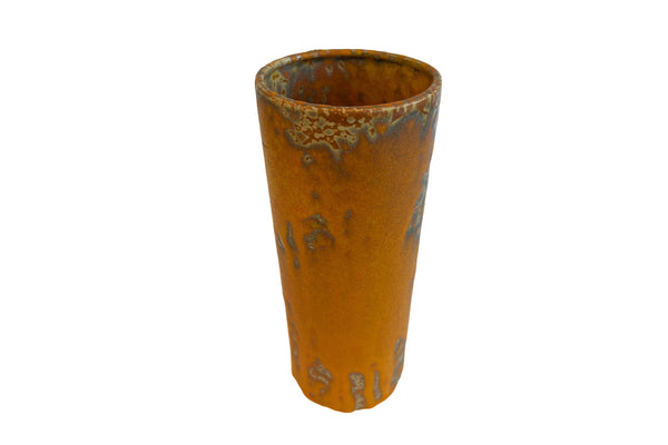 Mid Century Modern Fat Lava Pottery Vase by Royal Haeger