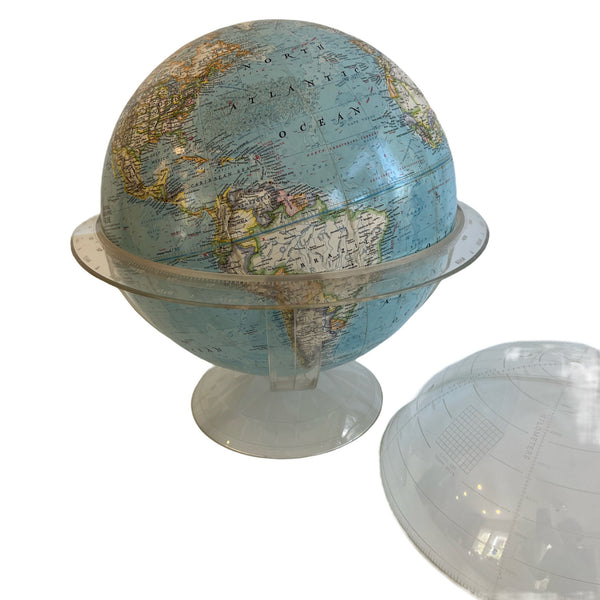 1968 World Globe by National Geographic