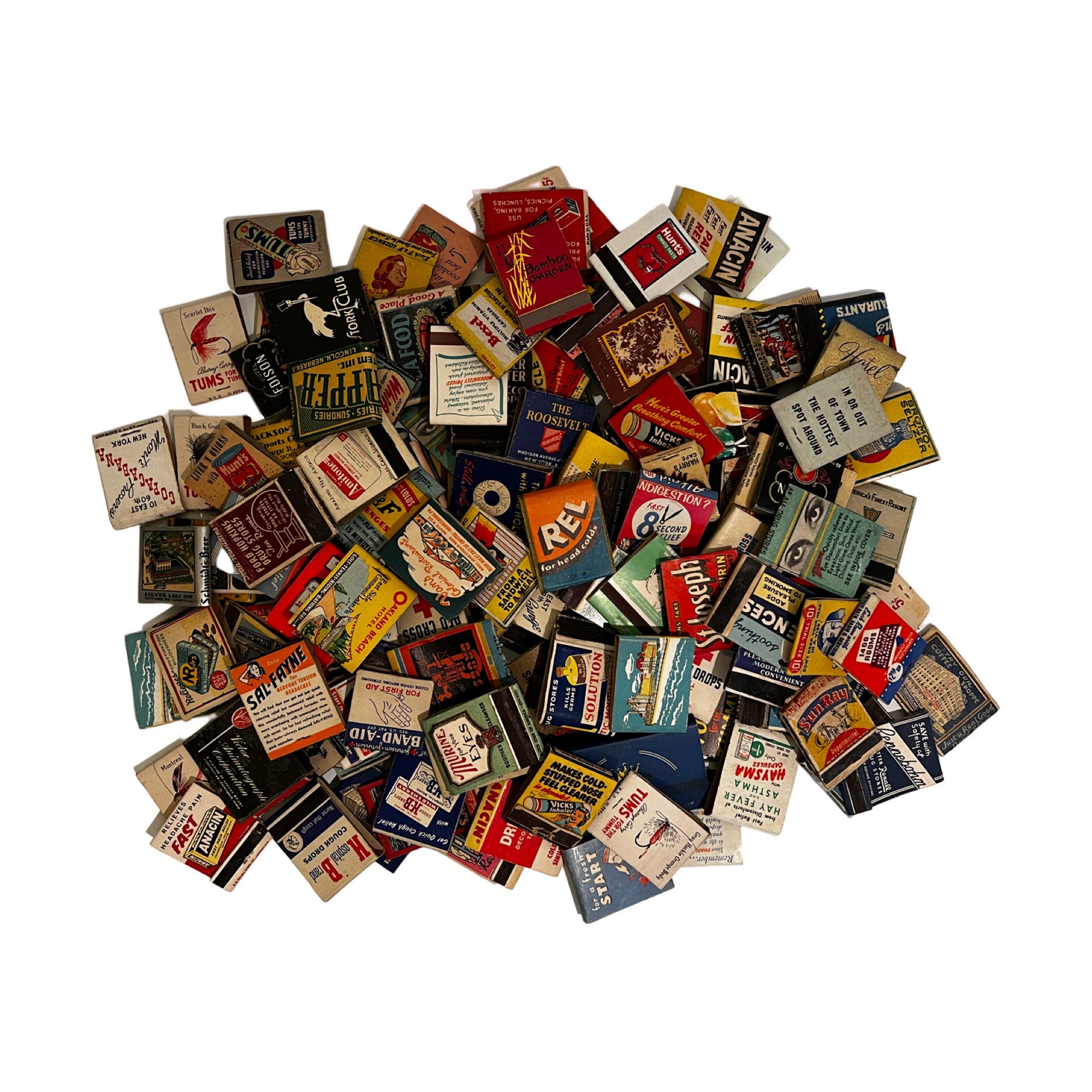 Vintage Lot of 148 Matchbooks