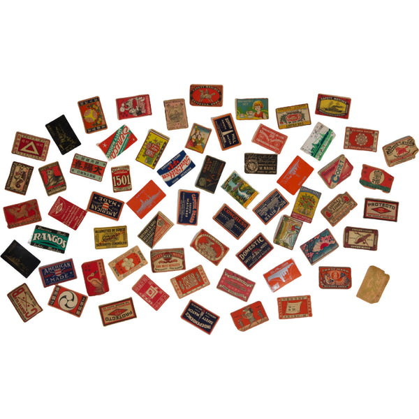 Matchbox Covers that Were Used to Make a Galison Puzzle - Lot of 65