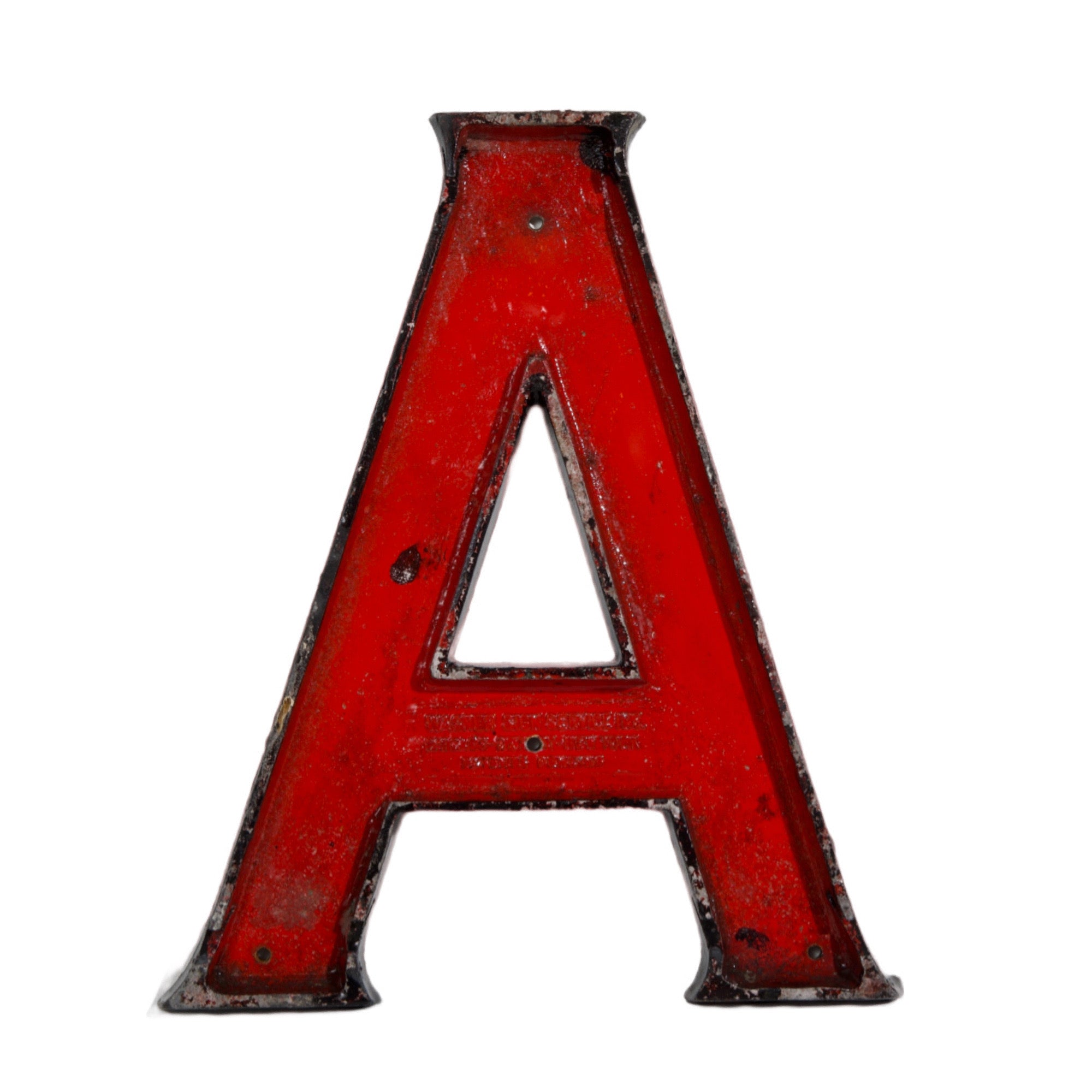 Industrial Letter "A" Signage