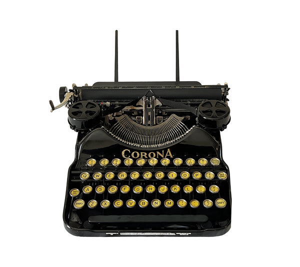 RESTORED 1925 Corona Four Typewriter