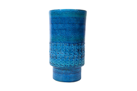 BITOSSI Rimini Blue Vase by Aldo Londi