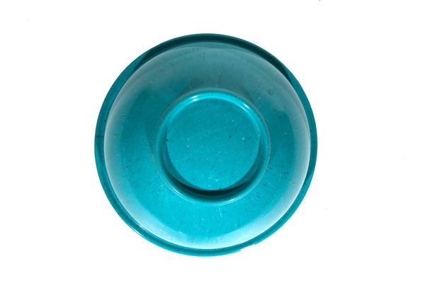 Turquoise Melmac Confetti Mixing Bowl - Very good Condition