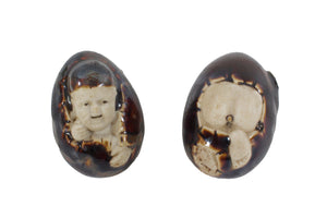 Hull Pottery Styled Baby Eggs in a Drip Glaze Vintage Oddities